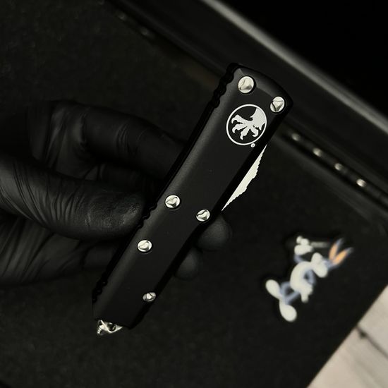 Автоматический нож Microtech UTX-85 231-10 c клинком из стали M390, рукоять алюминий