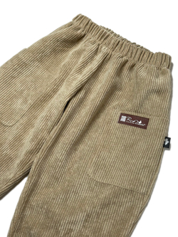 Вельветовые брюки-шаровары Светлый Кофе