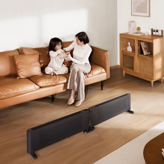 Умный электрический обогреватель Xiaomi Mijia Baseboard Electric Heater Graphene Heating 2 Foldable Version 2200W (TJXDNQ09ZM)