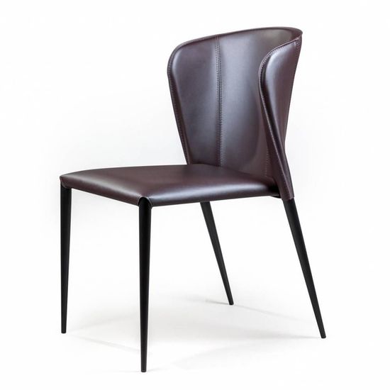 Стул Albert, кожа коричневый