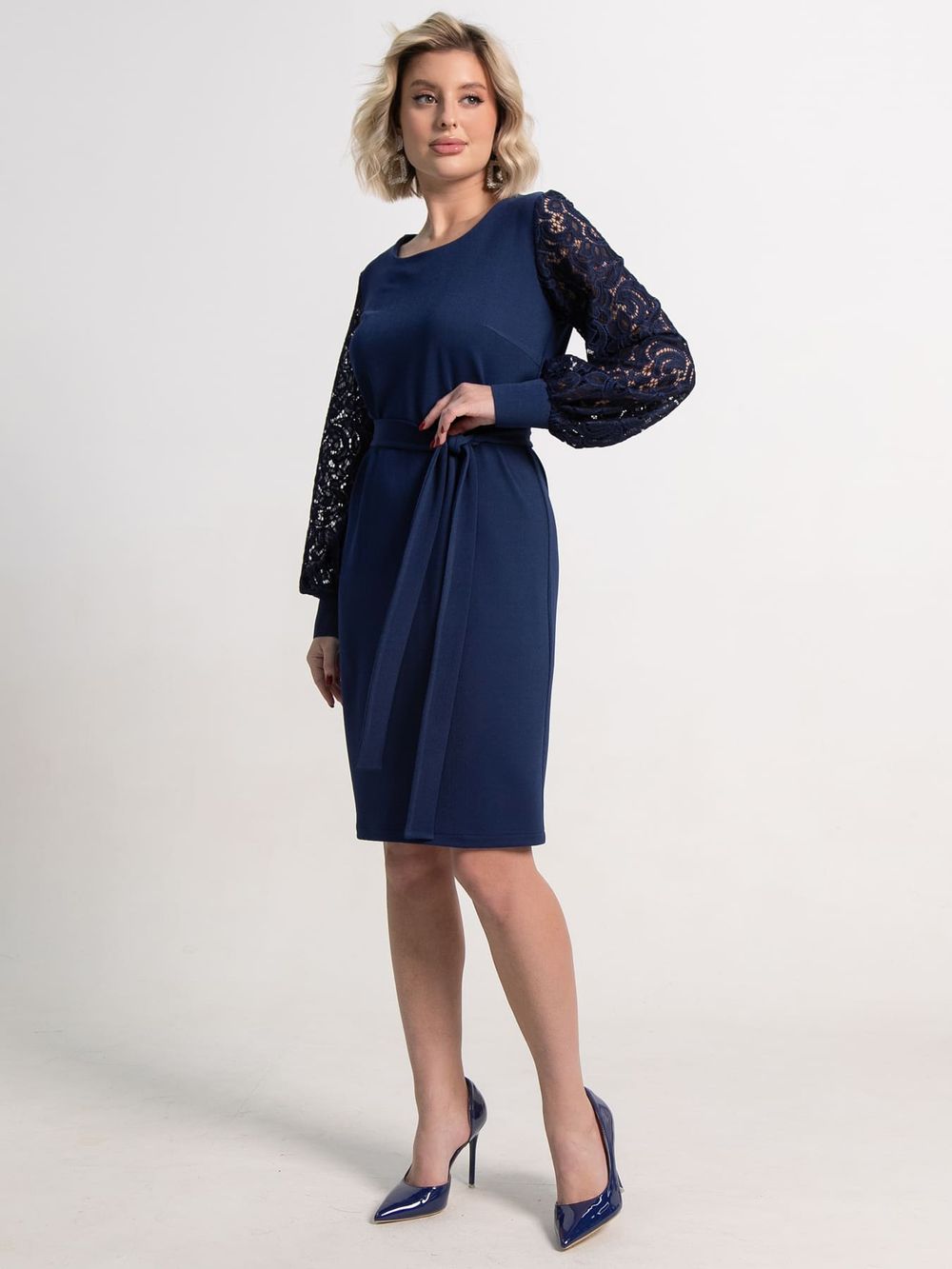 Платье Шарли (темно-синее) П15251-18М LT Collection