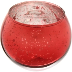 Подсвечник «Fairy» 10*8,5см цвет красный