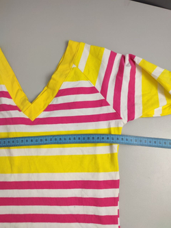 Джемпер в яркие полоски 40 размер