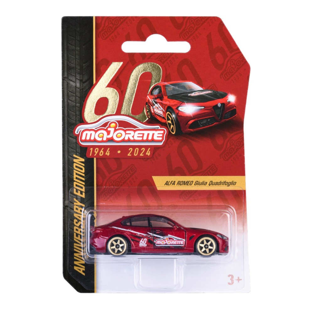 Металлическая машинка Majorette Alfa Romeo Giulia 2054100 F юбилейная 1:64 2054100 F — фото 1