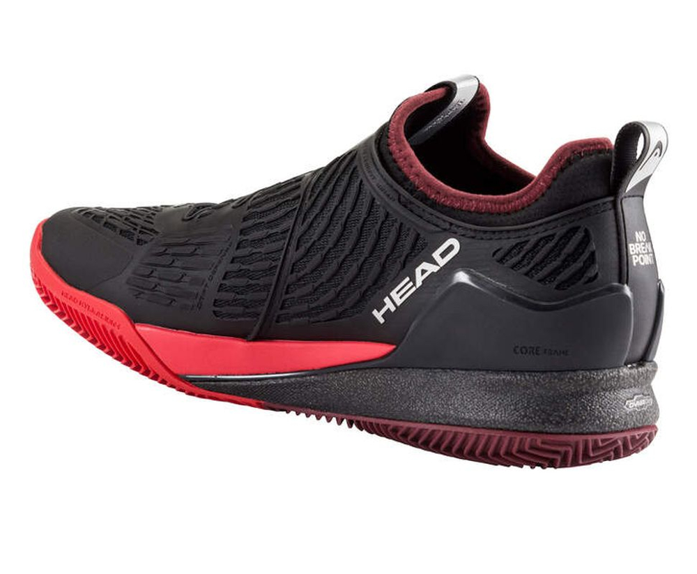 Мужские теннисные кроссовки Head Endure Pro Boa Clay - black/red