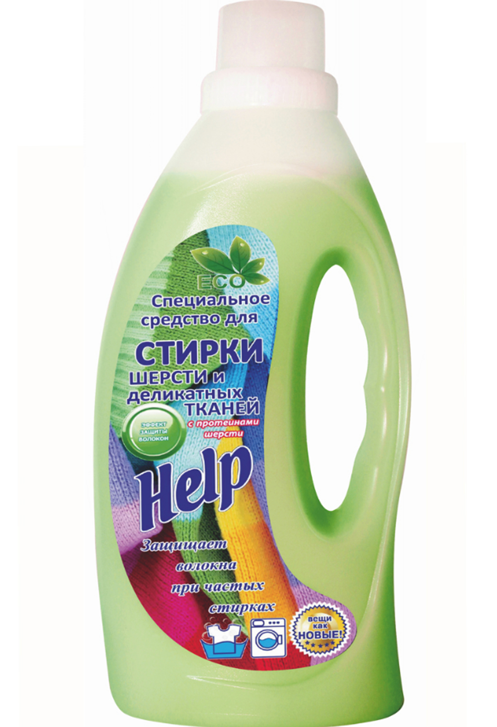 Help ср-во для стирки ШЕРСТ. и ДЕЛИКАТ. тканей 1000г *8