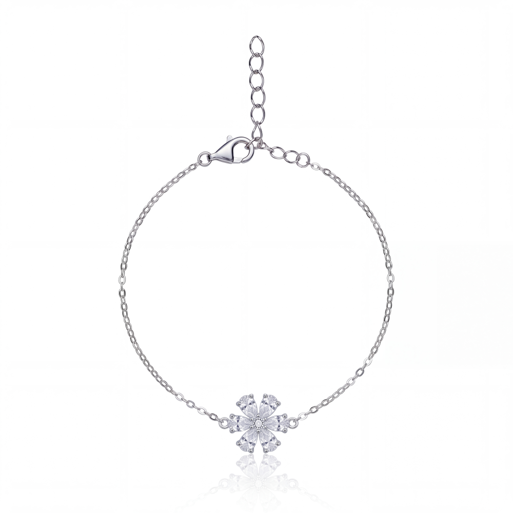 Браслет цветок.