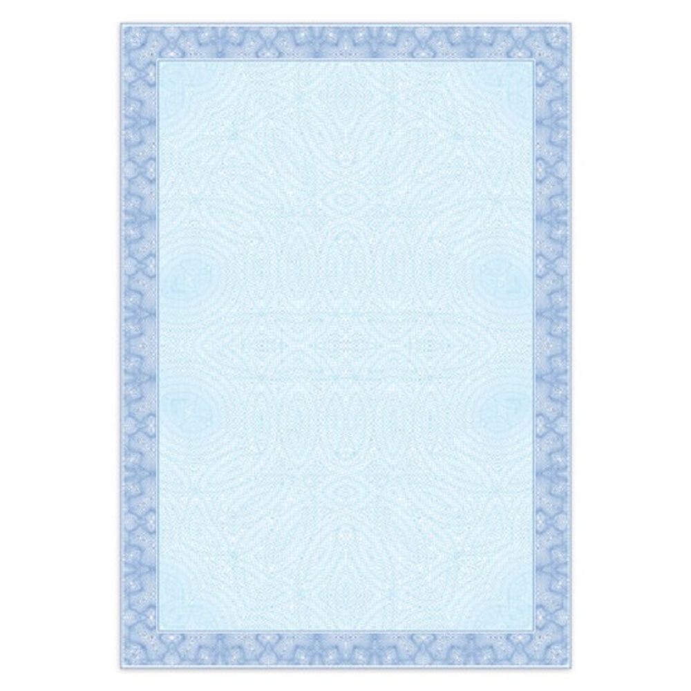 Сертификат - бумага А4, мелованная, 115г/м2, голубая сетка, 25л, Brauberg