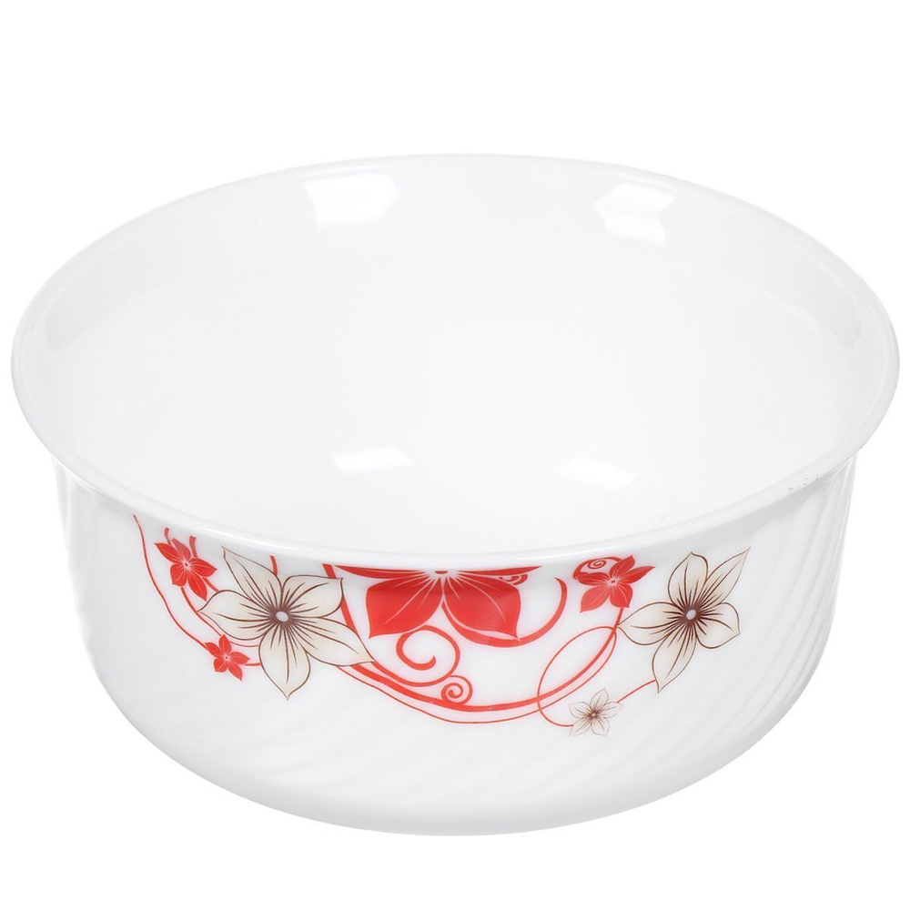 Салатник стеклокерам, кругл, 3 шт, 19,16,14 см, с крыш, Кармен, Daniks, BY14HDW-3-T36 DANIKS