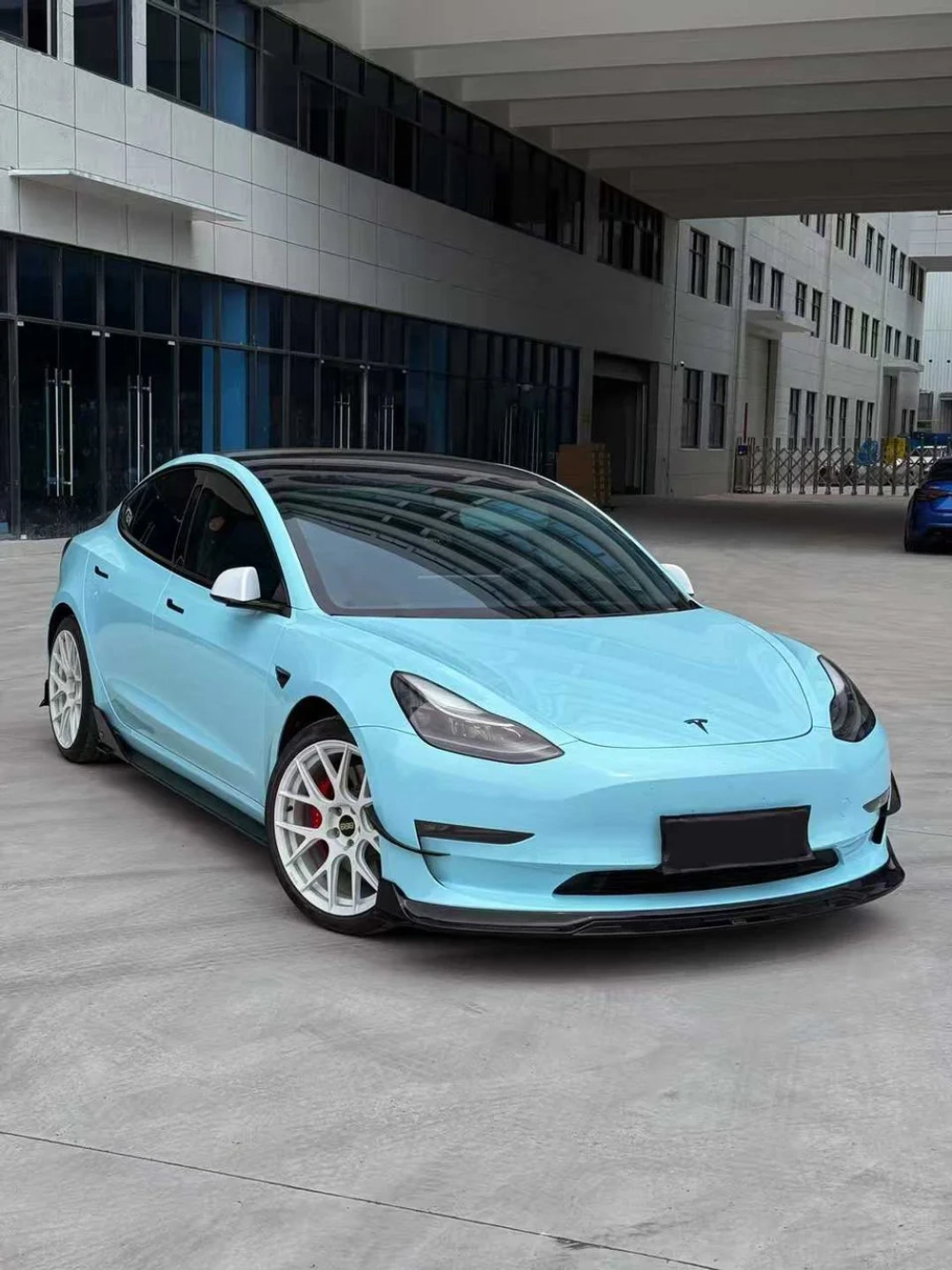 Обвес для Tesla Model 3 2017-2023 Тесла тюнинг губа юбки диффузор спойлер Тесла