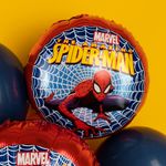 Шар (18''/46 см) Круг, Человек Паук, Дизайн №1, 1 шт. в уп.