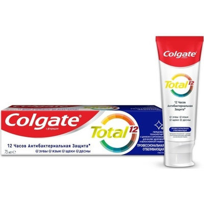 Colgate Total-12З/паста-,Проф,отбеливание ( 75мл)