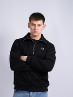 Свитшот на молнии F.Perry #B795 (чёрн.)