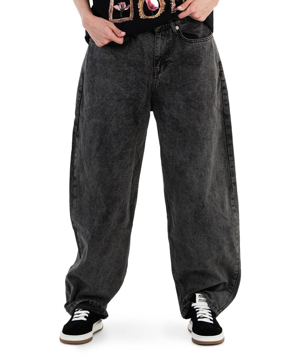 Джинсы Bruler d'Amour Loose Fit черные