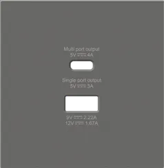 Donel R98 матовый шоколад накладка для розеток USB A+C, серия DA