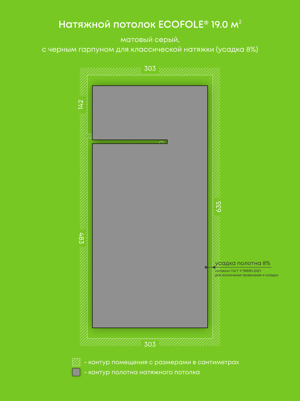 Натяжные потолки 11.1 м2, 3.8 м2, 2.9 м2, 19 м2