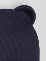 Шапка детская осенняя с ушками и снуд