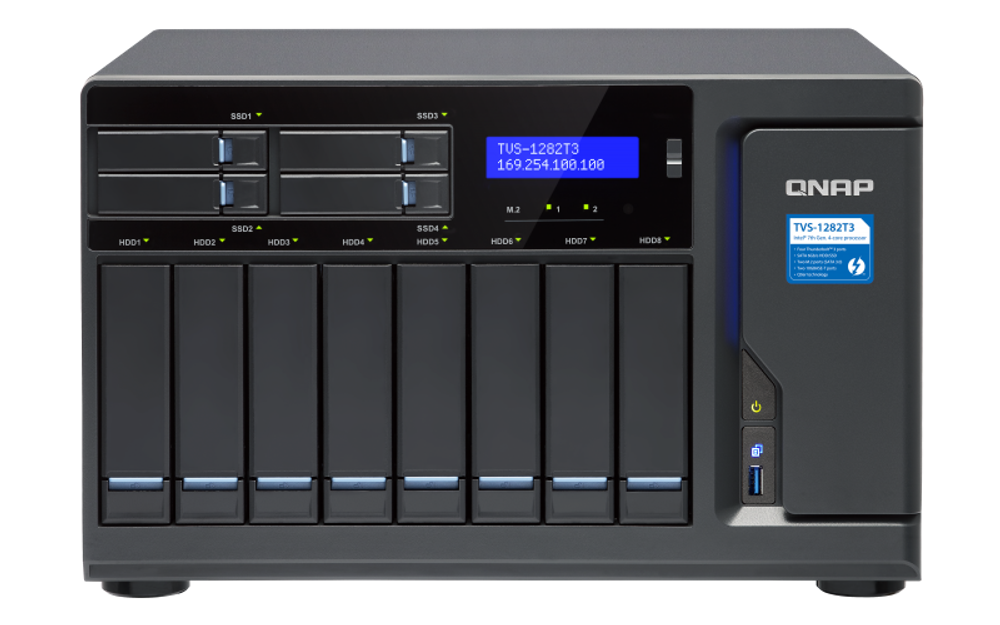 Сетевой RAID-накопитель  QNAP TVS-1282T3-i7-64G