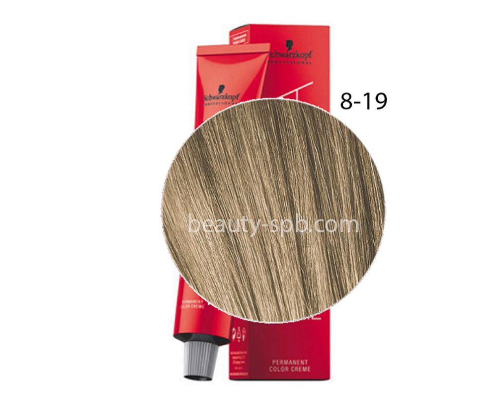 Schwarzkopf Professional краска для волос Игора Royal цвет 8-19 Светлый русый сандрэ фиолетовый 60мл