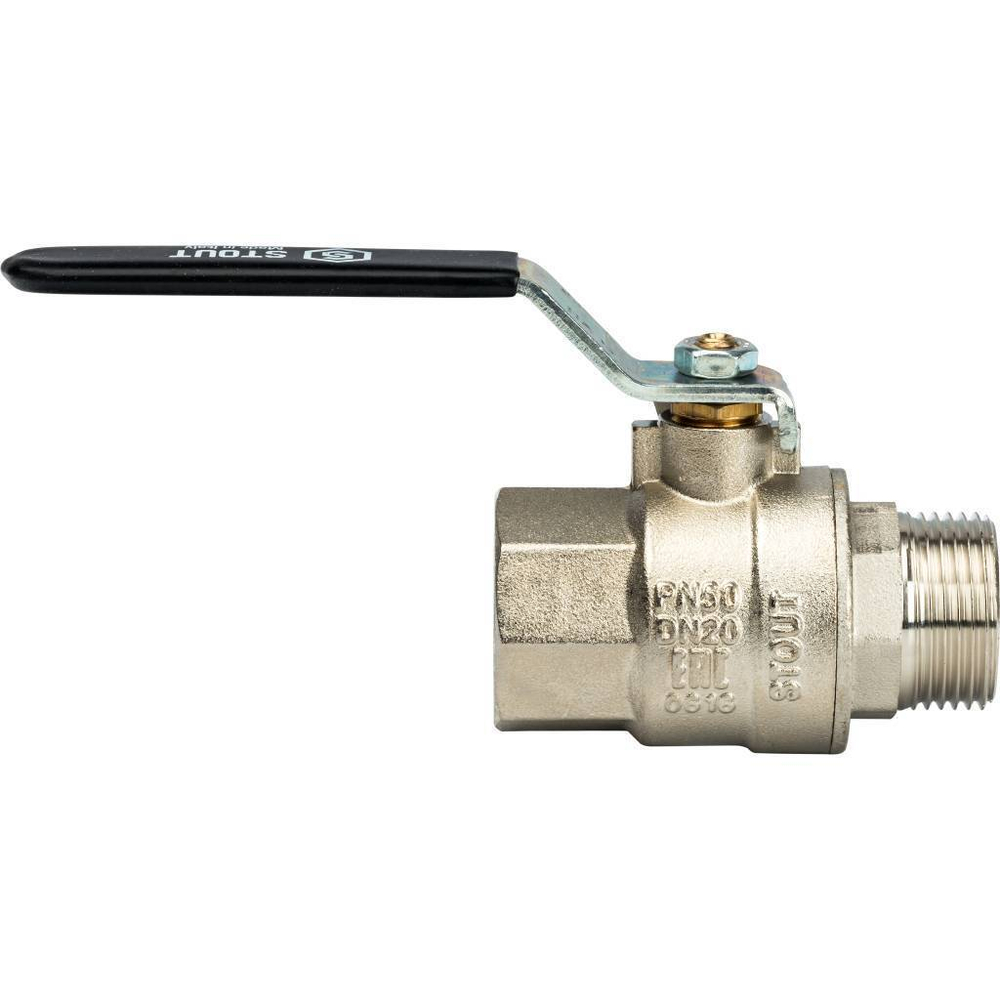 Кран шаровой муфта/резьба полнопроходной (рычаг) 20