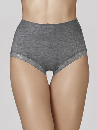 Высокие трусики-слипы Charming из микромодала (Размер: XXL) (Цвет: кофейный)