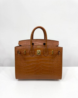 Сумка Hermes из кожи крокодила 20 см
