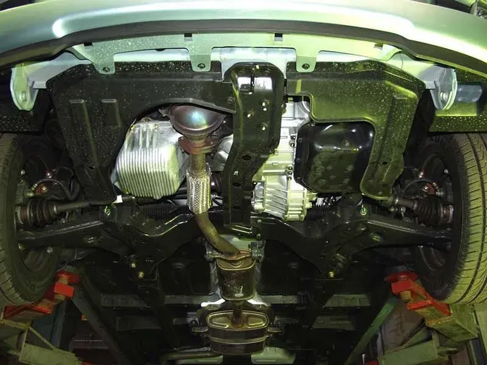 Защита картера и КПП Sheriff для Hyundai Matrix (FC) 2001-2010 арт.10.0431
