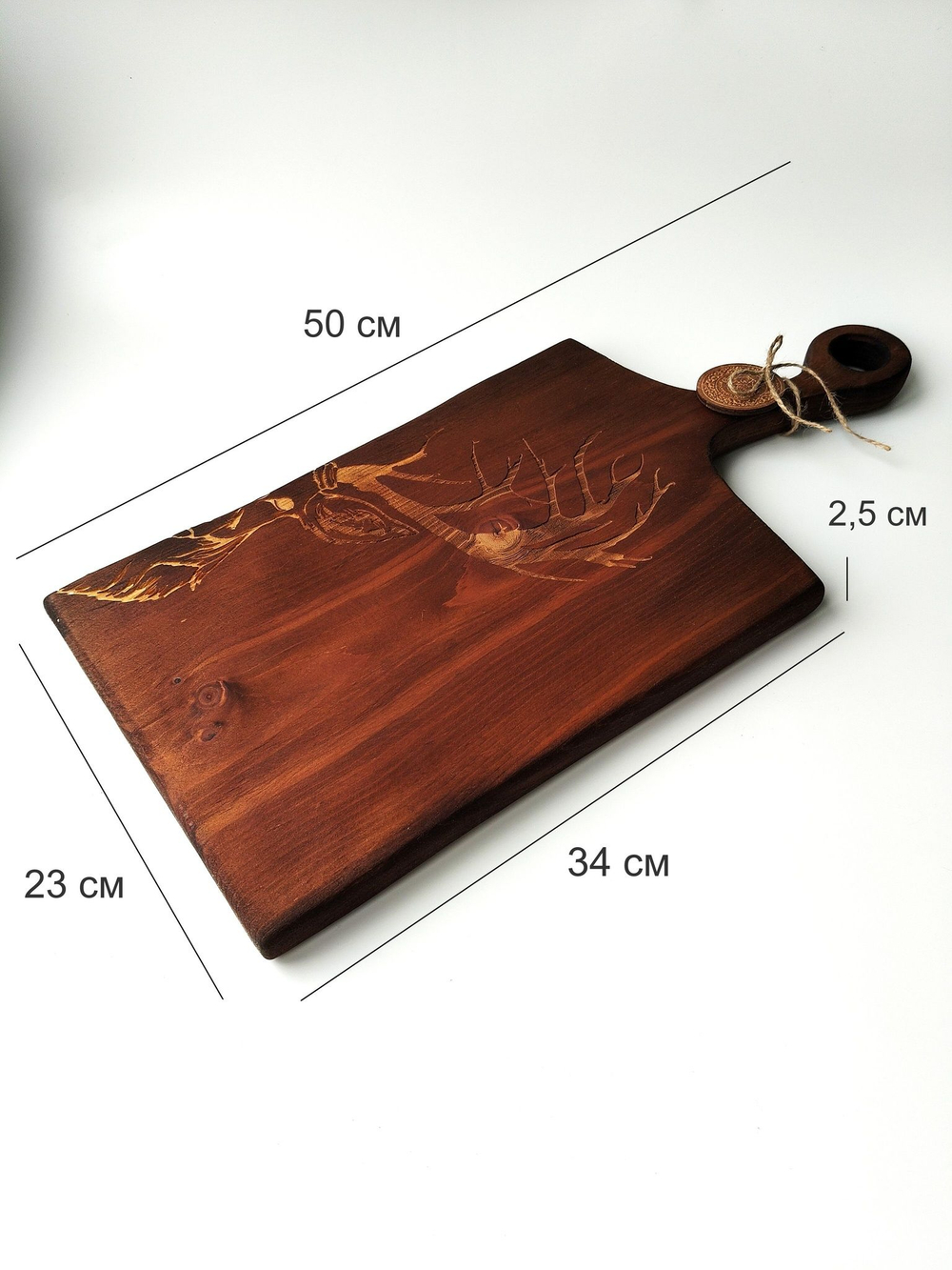 Разделочная доска из спила Сибирского кедра