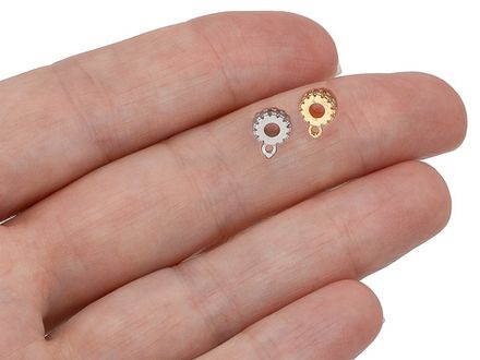 Бейл неразъемный со стразами 5,5мм