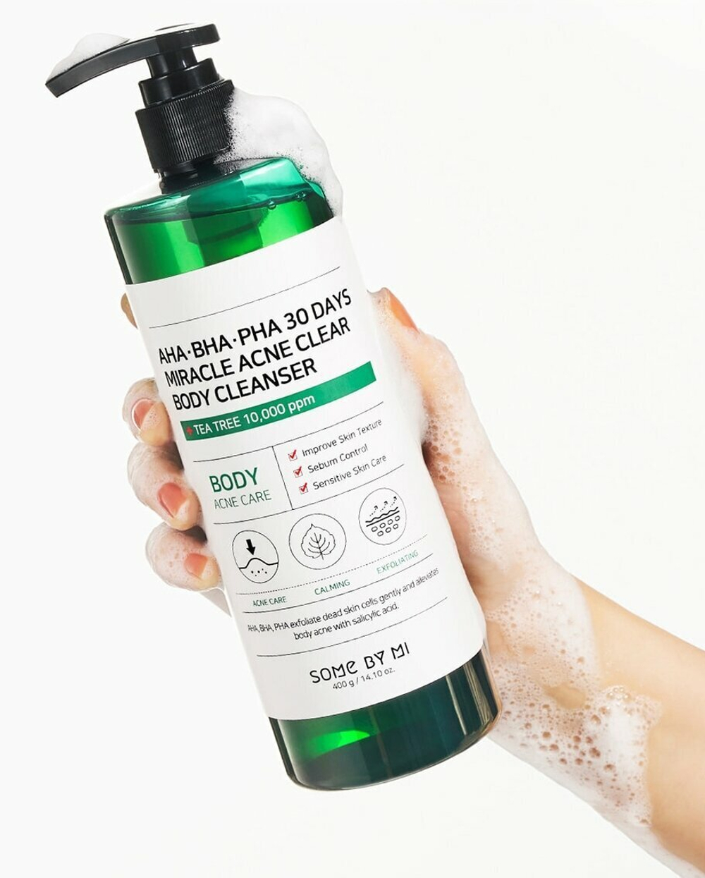 SOME BY MI AHA·BHA·PHA 30 DAYS MIRACLE ACNE CLEAR BODY CLEANSER Очищающий гель для тела с кислотами