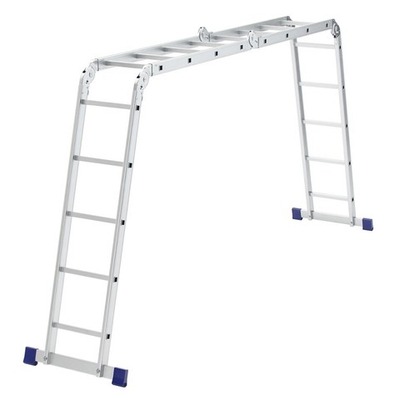 Лестница 4-х секционная алюминиевая 2х4+2х5 ст.Сибртех 97884