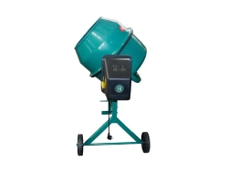 Бетономешалка строительная HARD WORKER БМ120П полиамидный венец, объем 98 литра, мощность 550 Вт, бетоносмеситель электрический