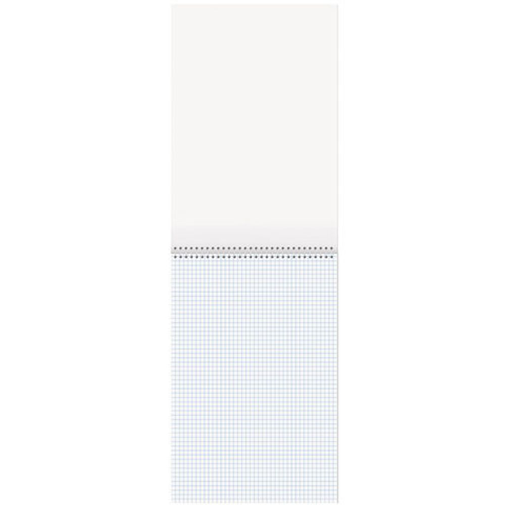 Блокнот БОЛЬШОЙ ФОРМАТ А4 198х297 мм, 80 л., гребень, жесткая подложка, клетка, BRAUBERG, "Color", 114356