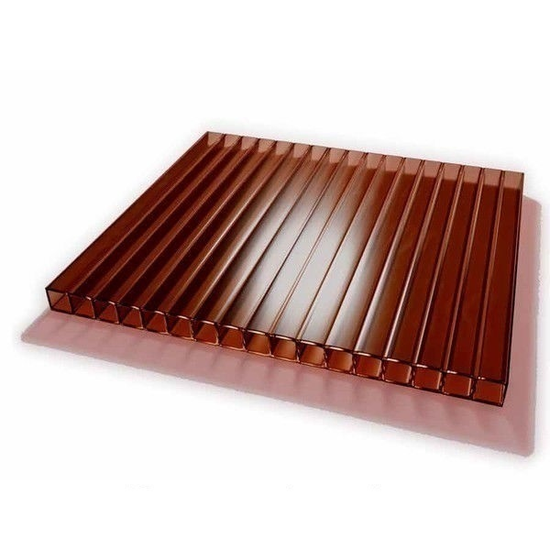 Сотовый поликарбонат 8мм Green Garden цветной 2,1х6