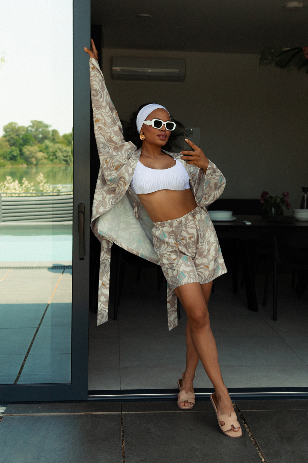 КОСТЮМ КИМОНО "СОЛНЕЧНЫЙ ШЕЛК"