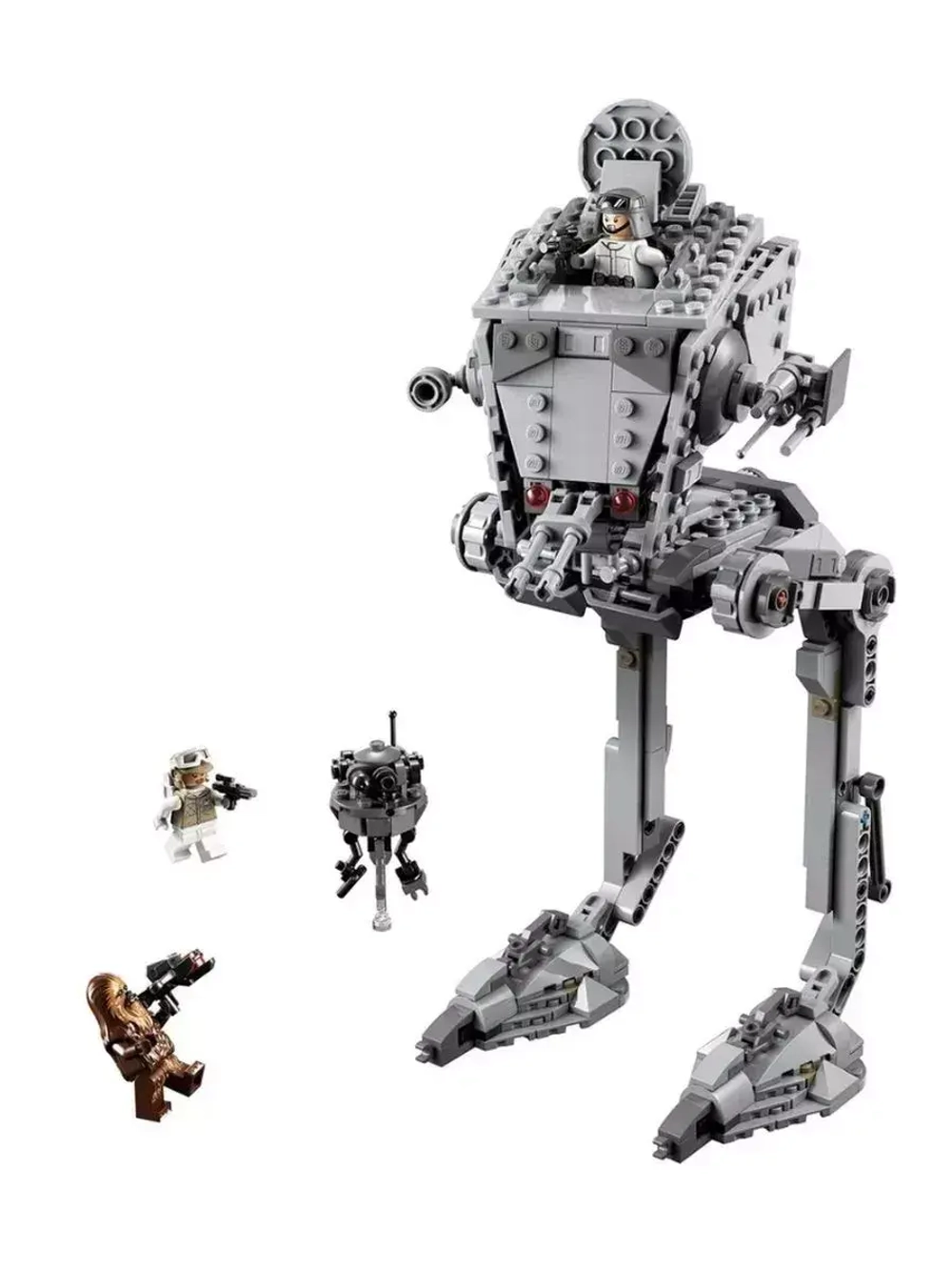 Конструктор Star Wars Звезда Шагоход AT-ST на Хоте 586 дет