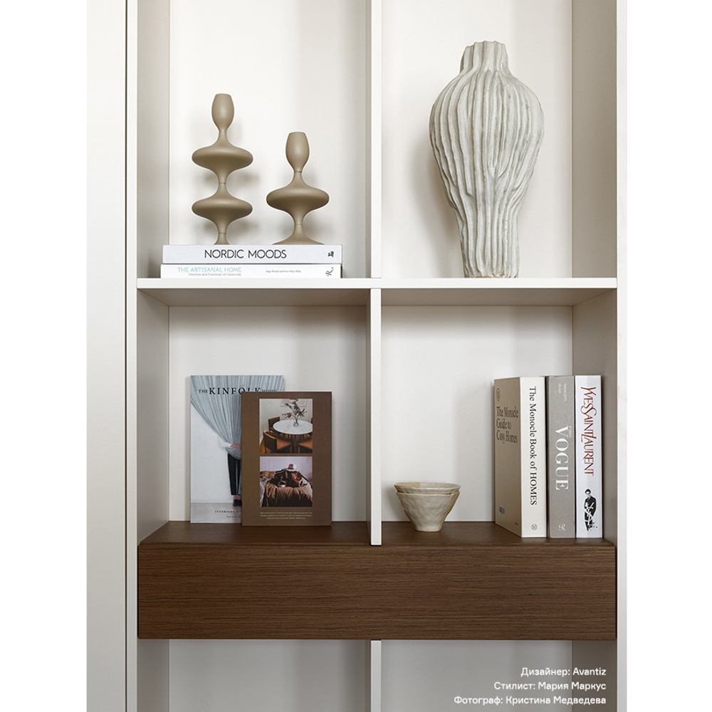 Подсвечник vivlend, 20 см, бежевый