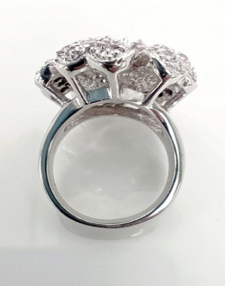 Кольцо ювелирное Эстерелла, серебро 925 пробы, с фианитами/Ф