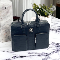 Портфель Stefano Ricci из кожи крокодила