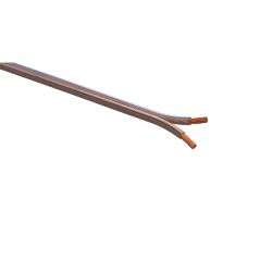 Акустический кабель ЭРА 2х0,75 мм2 прозрачный, 100м | Акустический кабель