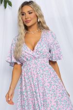 Платье Селена (розовые цветы) П13101-8М LT Collection (Акция)