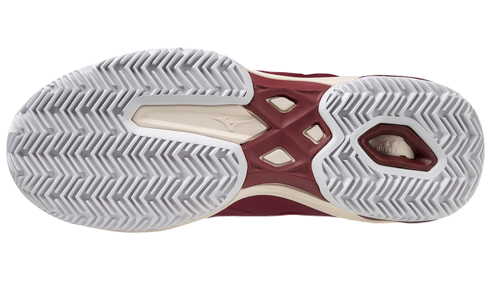 Женские Кроссовки теннисные Mizuno Wave Exceed Light CC - красный