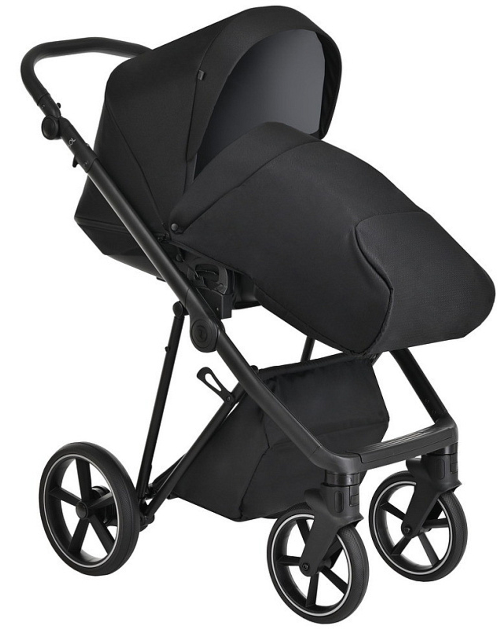 Детская коляска Roan Sol 3 в 1 с автокреслом Avionaut Silver Black RSL/1017 Raven/Black