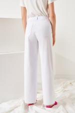 3963 Брюки женские (белый)