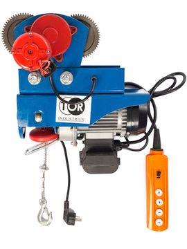 С ТЕЛЕЖКОЙ электрическая таль TOR PA-600/1200 12/6M