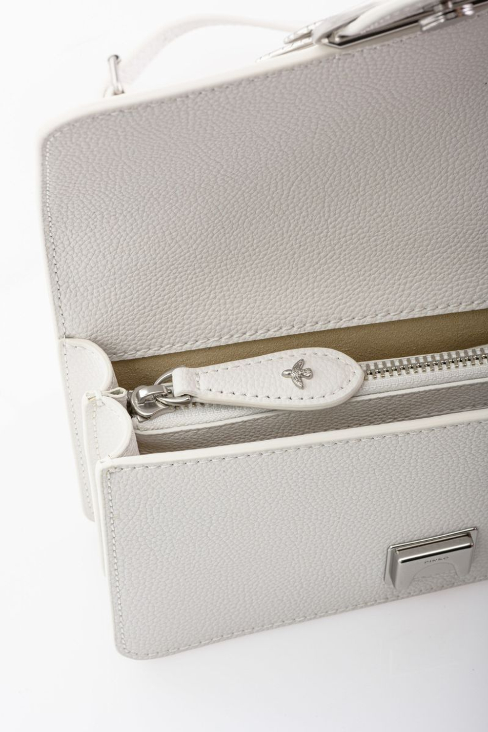 MINI LOVE BAG SIMPLY ROUGH - white