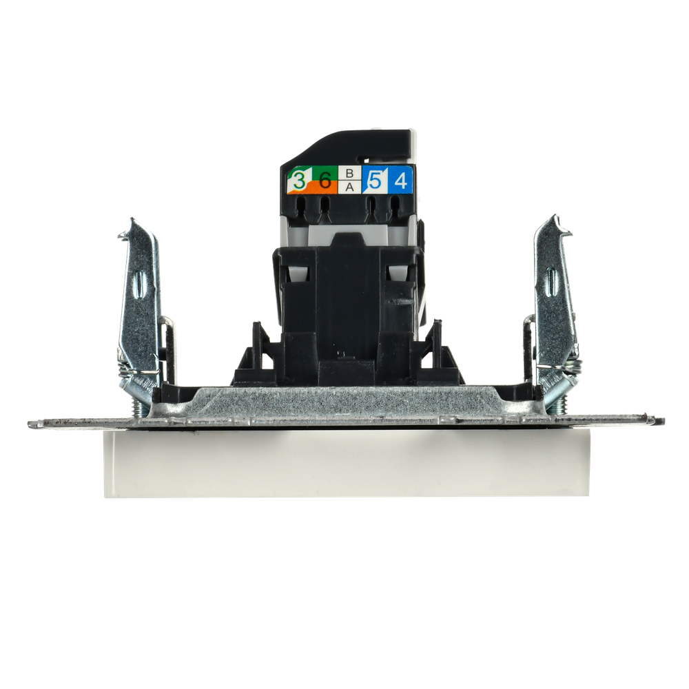 BRITE Розетка компьютерная RJ45 кат.5E РК10-БрБ белый IEK