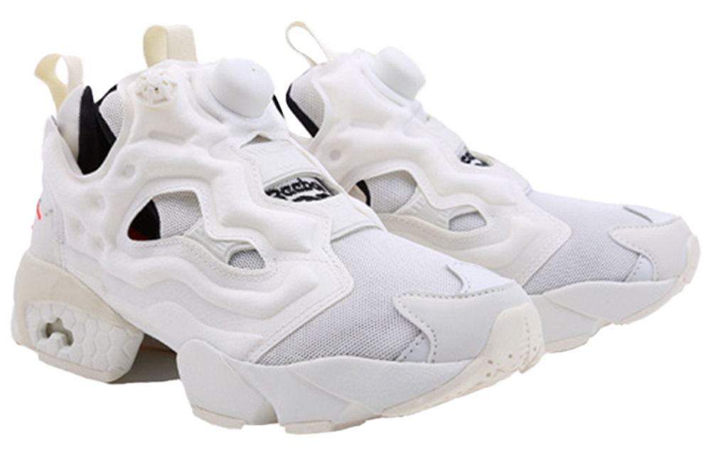 Reebok Instapump Fury OG Cut-out Low Top Sneakers Women's White Red