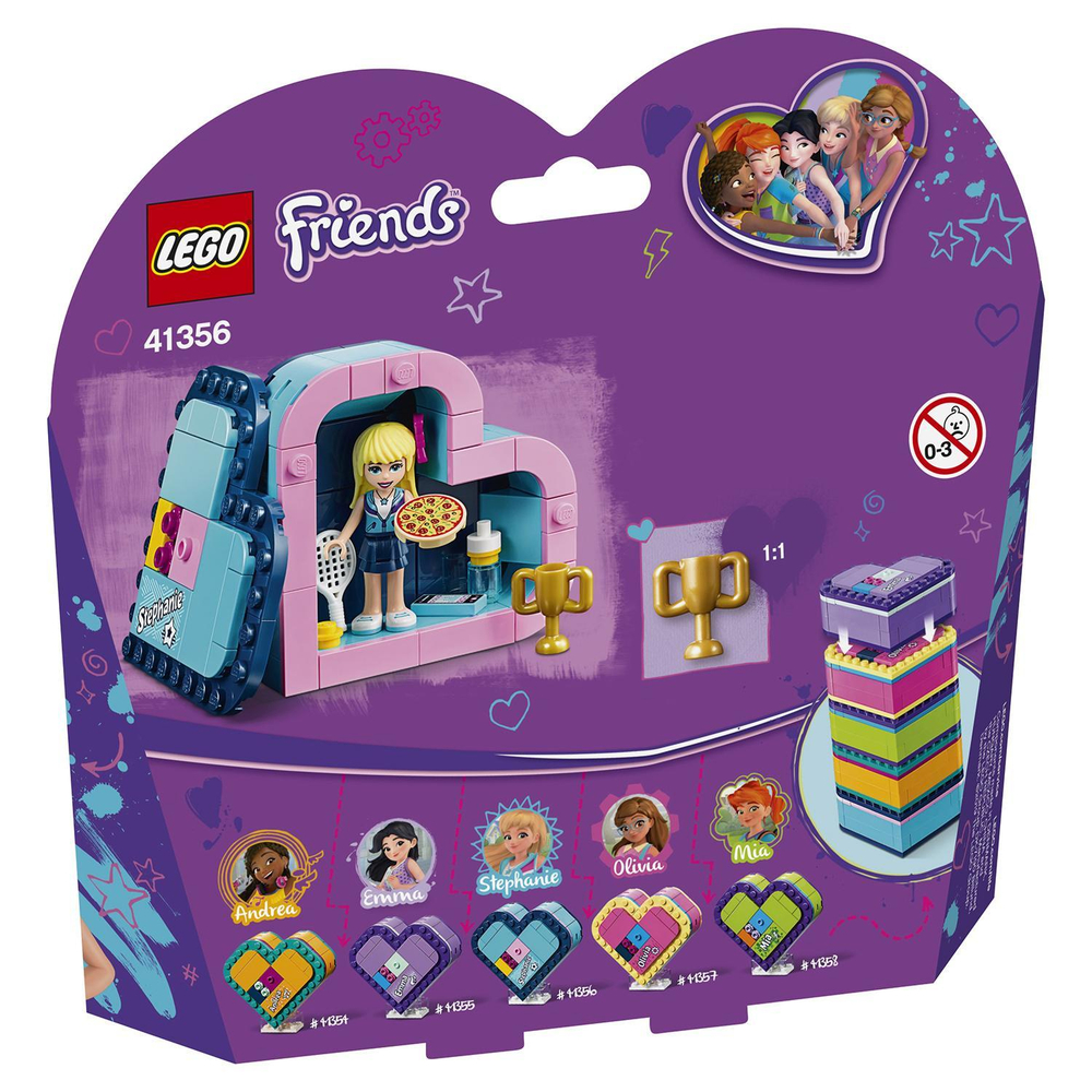 LEGO Friends: Шкатулка-сердечко Стефани 41356 — Stephanie's Heart Box — Лего Френдз Друзья Подружки