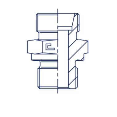 Штуцер FB DS12 M22x1.5 (корпус) CAST